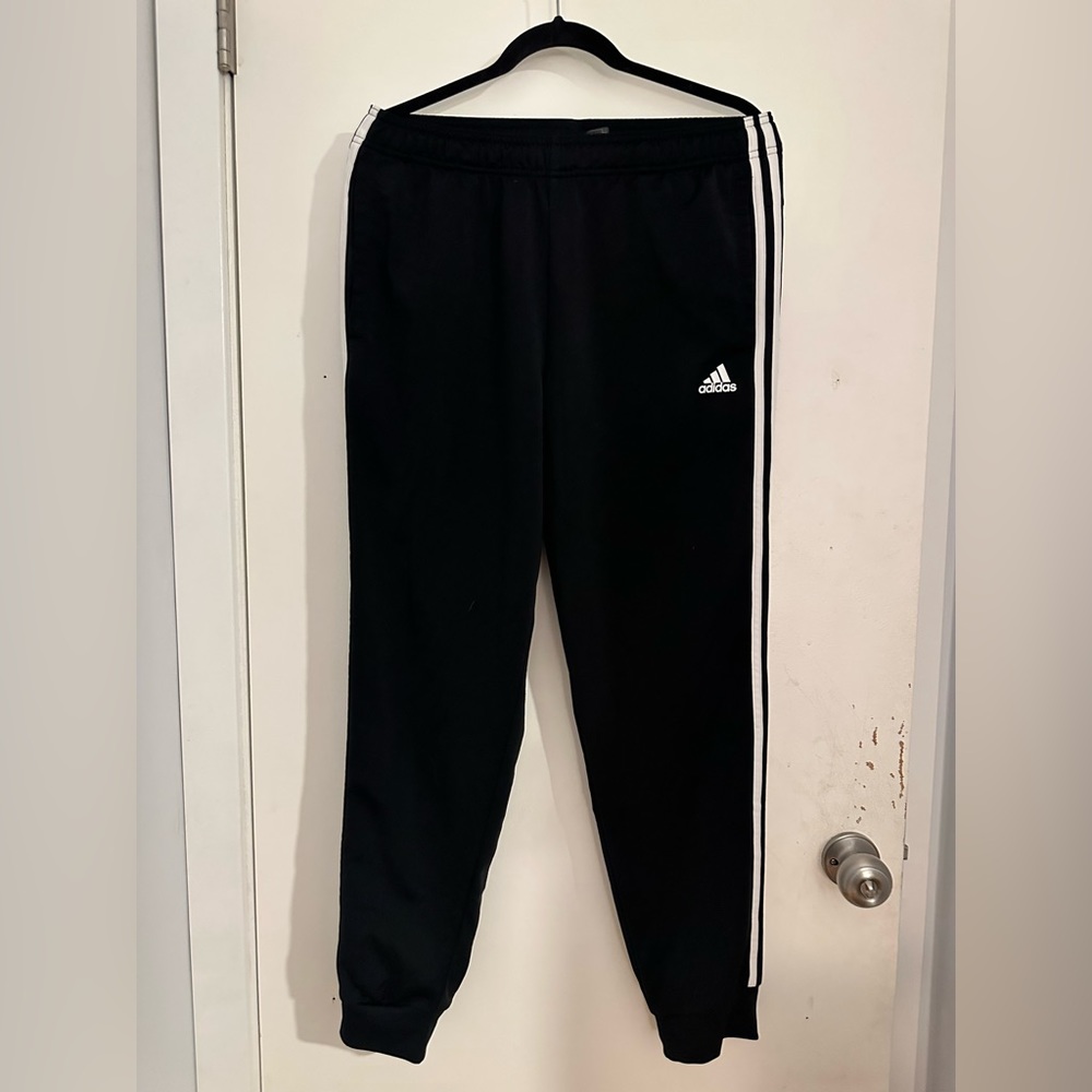 Black adidas sweats